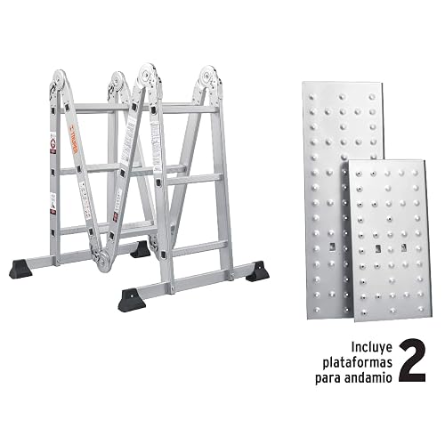 Truper - ESMU-108 Escalera multiposición 8 peldaños, Tipo I