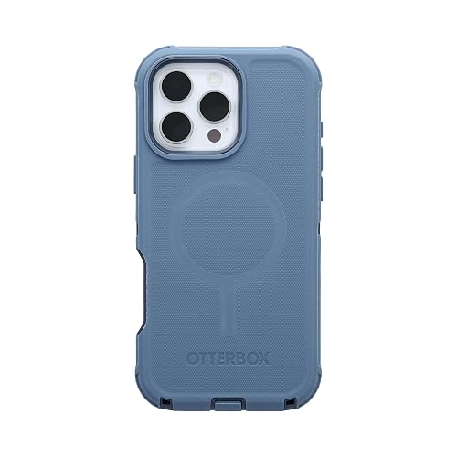 OtterBox - Funda para iPhone 16 Pro MAX Defender Series, Color Azul | Funda para iPhone resistente, resistente y duradera, a presión en MagSafe, de revestimiento múltiple, absorción de impactos