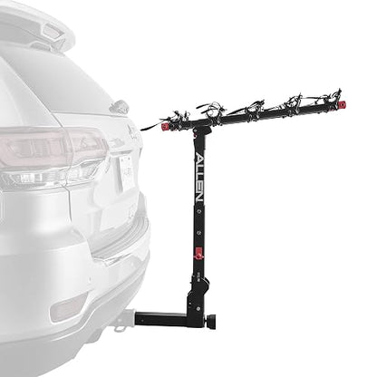 Allen Sports Deluxe Locking Quick Release 3-Bike Carrier for 2 in. & 1 4 in. Hitch