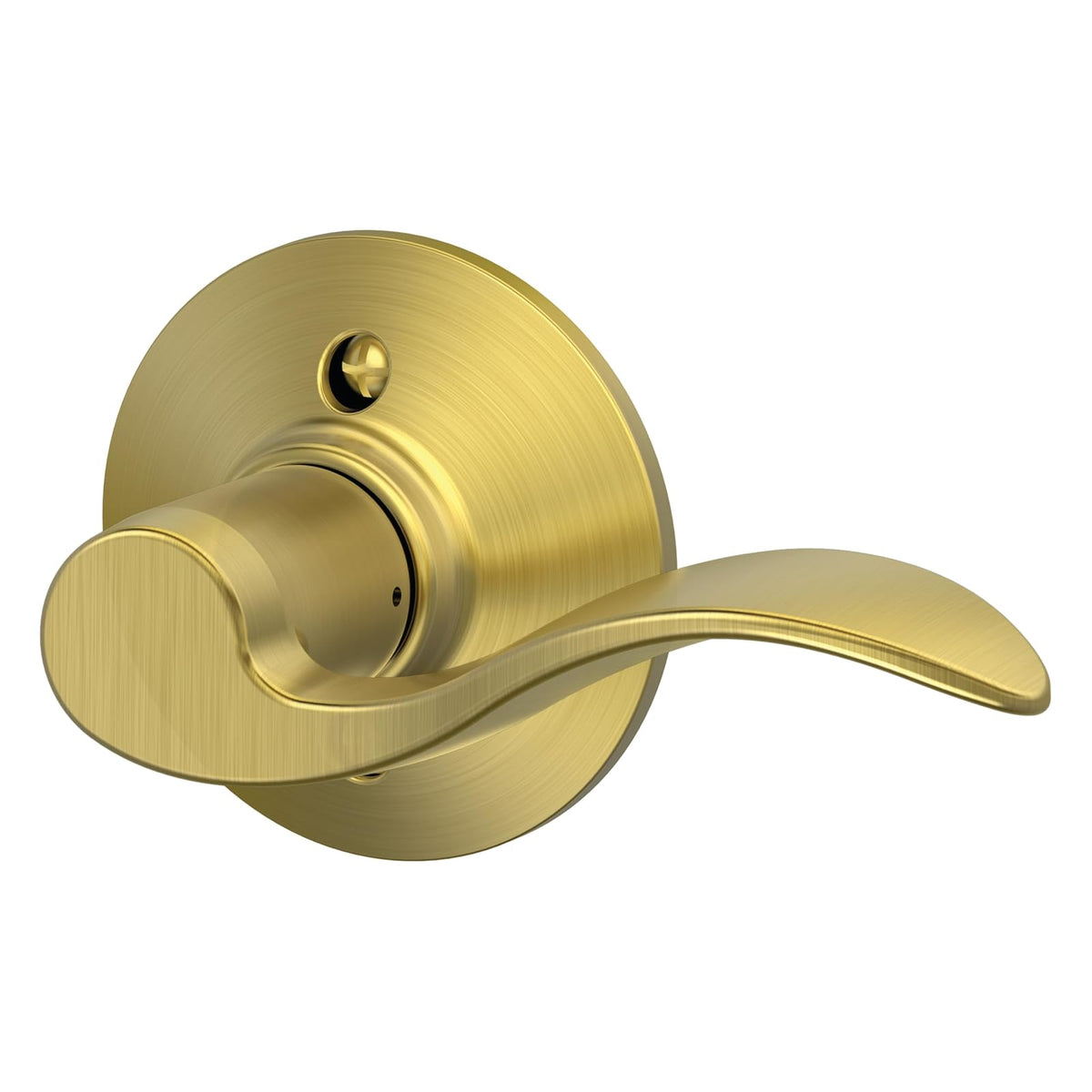 Schlage Cerradura Mecánica para Puerta, Línea Tradicional - Estándar - Estándar - latón satinado