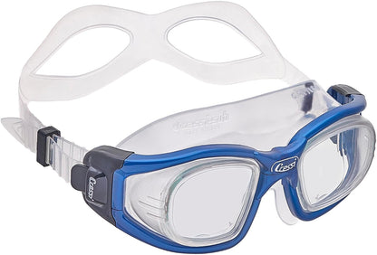 Cressi - anteojos de natación para Adultos con Lentes de Vidrio Templado y sin distorsión, Galileo: Fabricadas en Italia