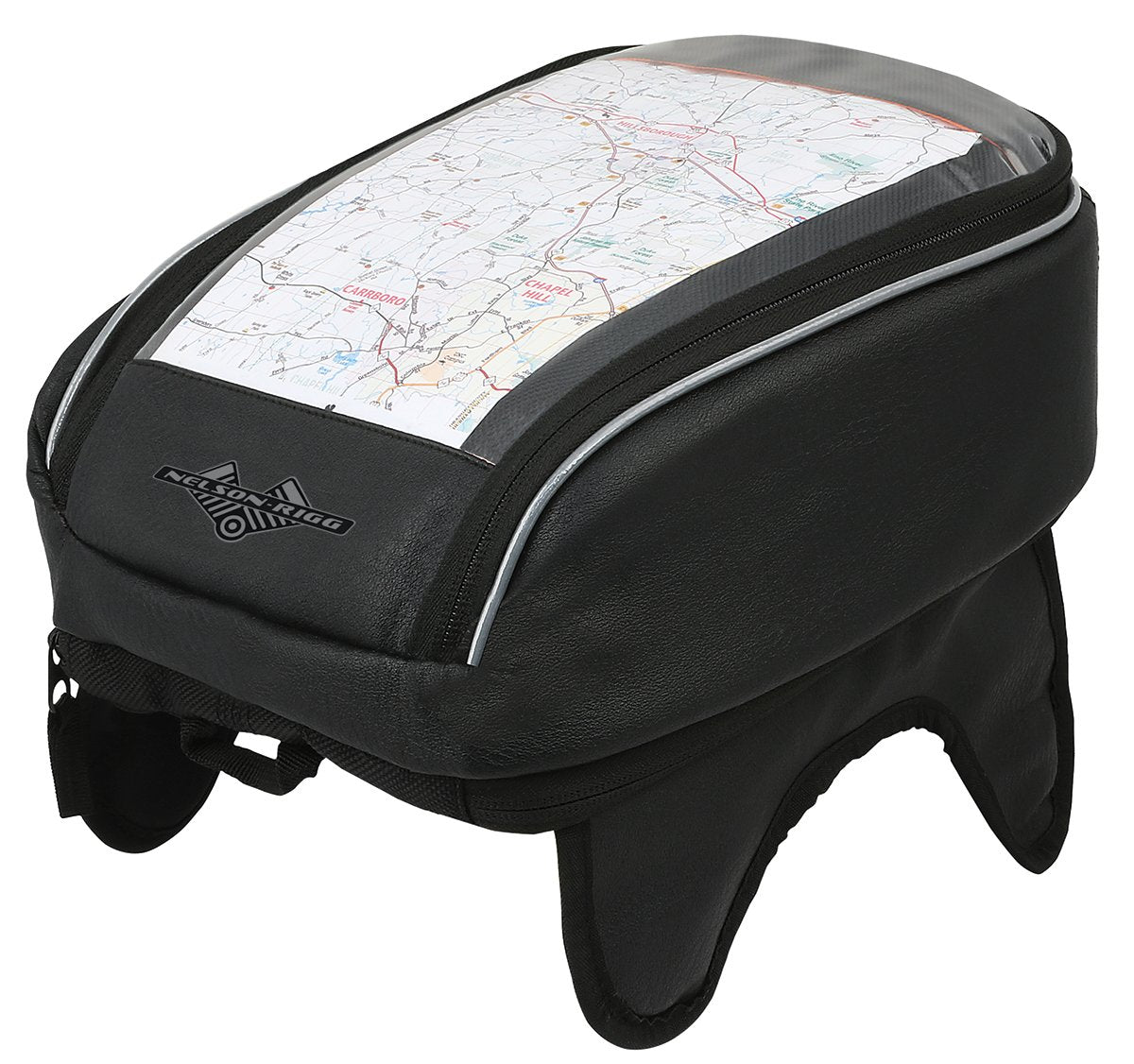 Nelson-Rigg Route 1 Journey Highway Cruiser Bolsa de Tanque magnética, Compatible con Harley Davidson, Indian, Honda, Yamaha, Suzuki y más
