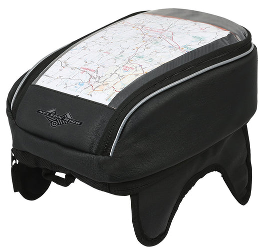 Nelson-Rigg Route 1 Journey Highway Cruiser Bolsa de Tanque magnética, Compatible con Harley Davidson, Indian, Honda, Yamaha, Suzuki y más