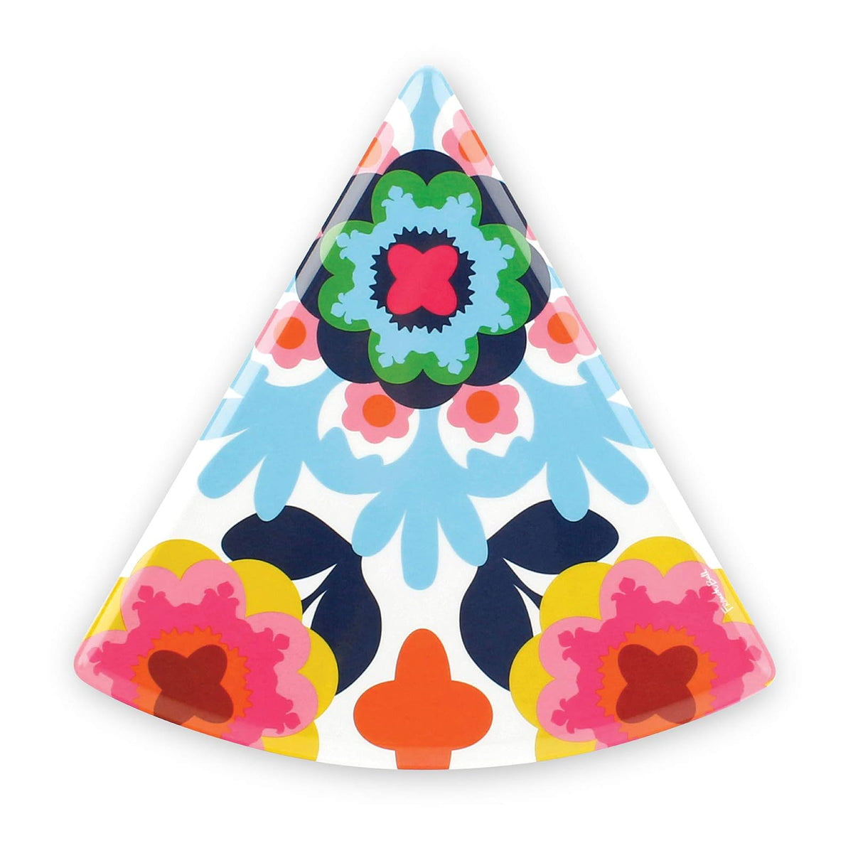 French Bull - Juego de 6 platos surtidos de melamina, vajilla de melamina, para servir, fiesta, plato, plato (platos de postre de 8 pulgadas, surtidos)
