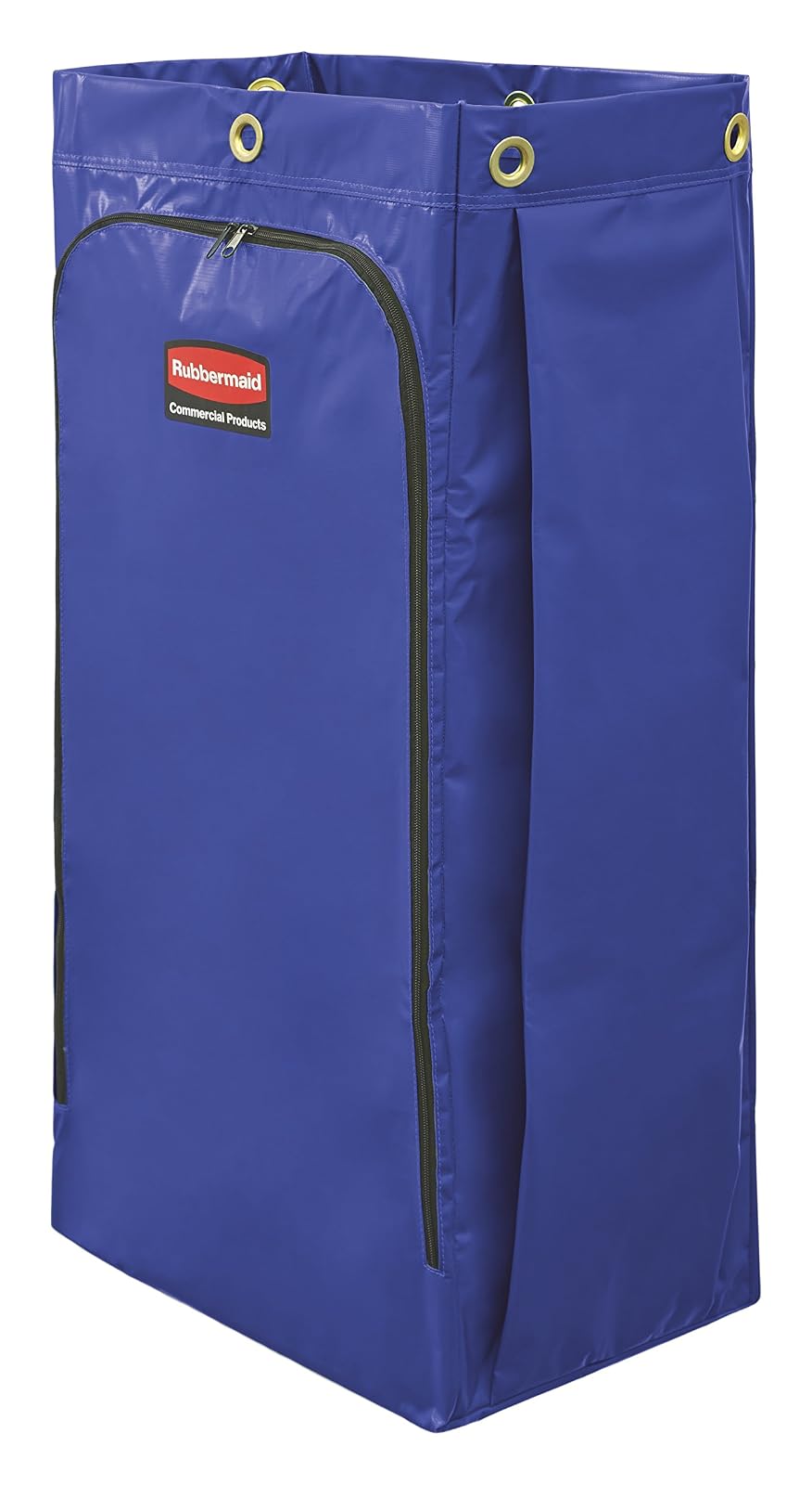 Rubbermaid Bolsa de Vinilo para Carro de Limpieza Amarilla - 34-Gal. - Azul