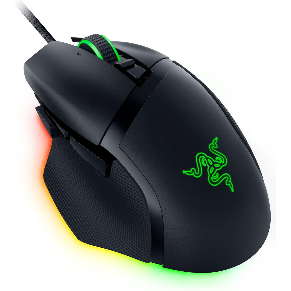 Razer Basilisk V3 35K Ratón ergonómico con Cable para Juegos: Rueda de inclinación HyperScroll - Sensor óptico de 35K dpi Gen 2-13 Controles Personalizables - RGB - interruptores ópticos Gen 3