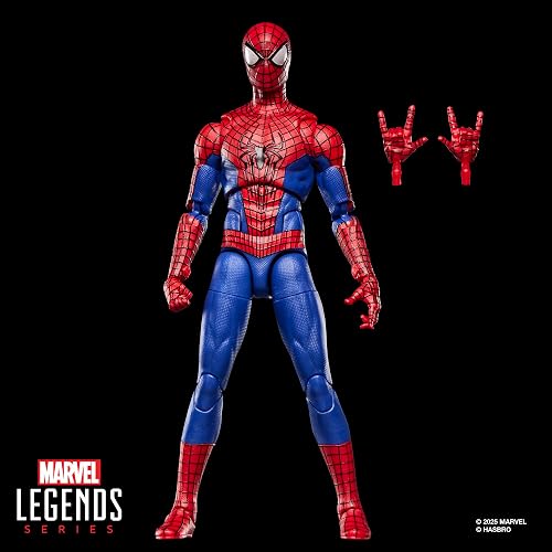 Marvel Legends Spider-Man Sin Camino a Casa - Figura Articulada 15cm | Marvel Legends Studios Figura de acción de 6 pulgadas No Way Home - The Amazing Spider-Man