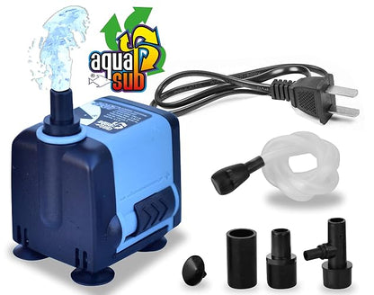 AQUASUB Aqua-Kril 4207 Bomba Agua 450 L/H .90M 6.5W