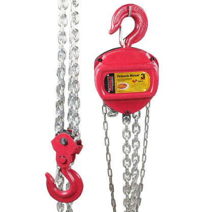 MIKEL´S Polipasto Manual 3 T Cadena 3 M
