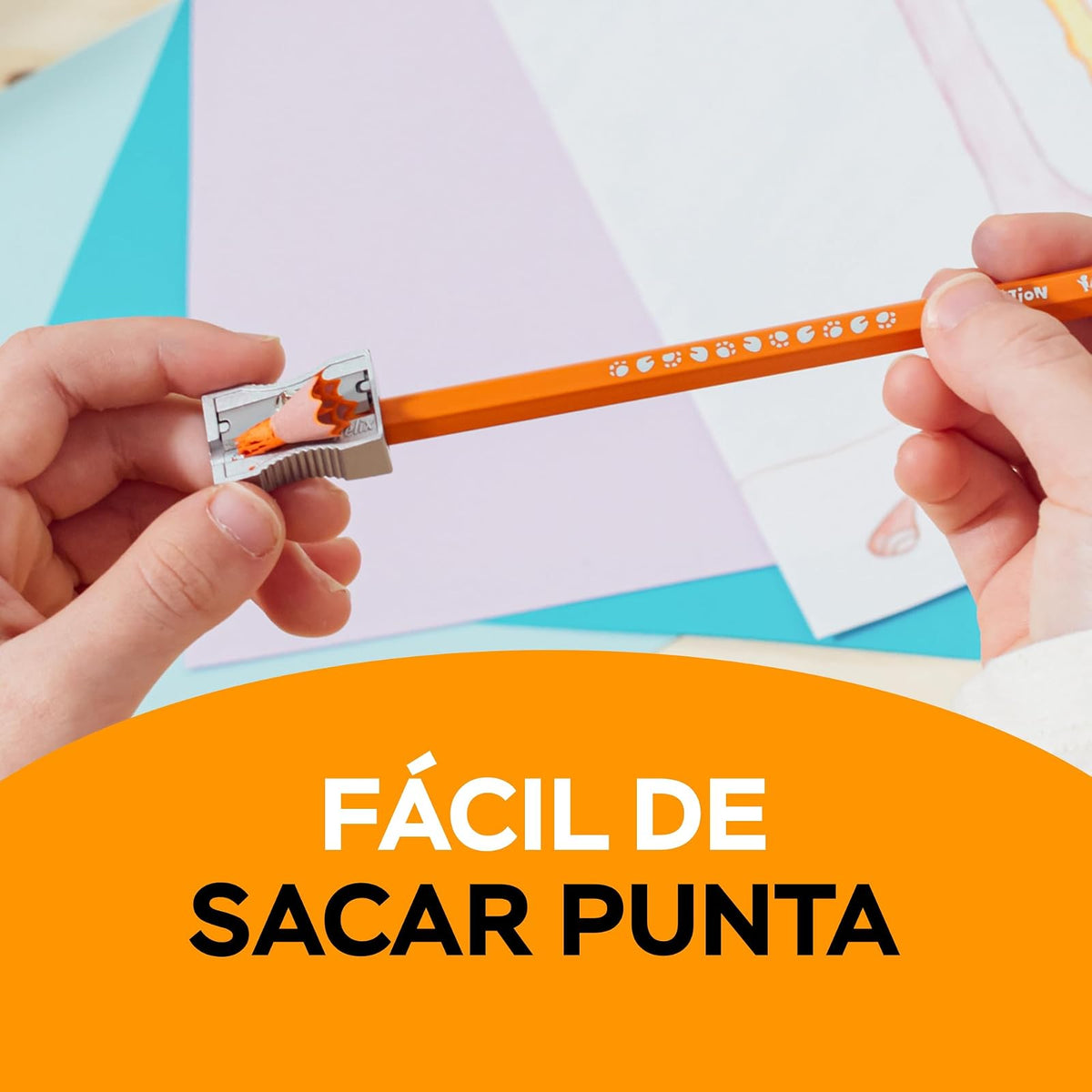 BIC Lápices de Colores Evolution Punta Resistente Sin Astillas Hecho de Resina Surtido de Colores 36 Piezas