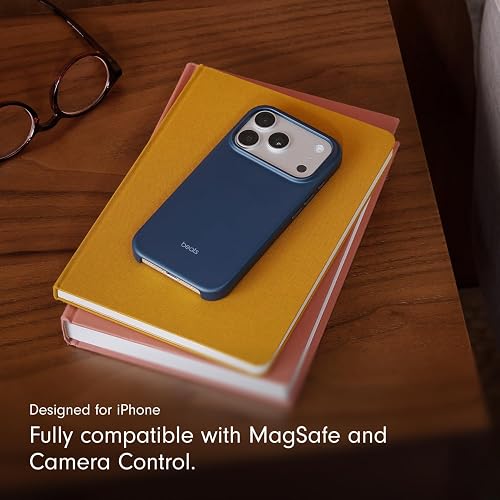 Beats - Funda con MagSafe de Beats para el iPhone 17 Pro con Control de la Cámara, Acabado Mate con Forro de Microfibra - Azul subsuelo
