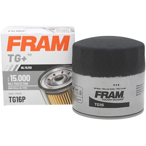 FRAM Tough Guard TG16P Filtro de Aceite de Repuesto, Intervalo hasta 15K Millas