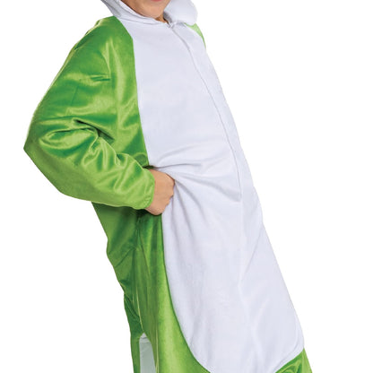 Yoshi - overol con capucha, disfraz oficial de Super Mario para niños, talla 7-8