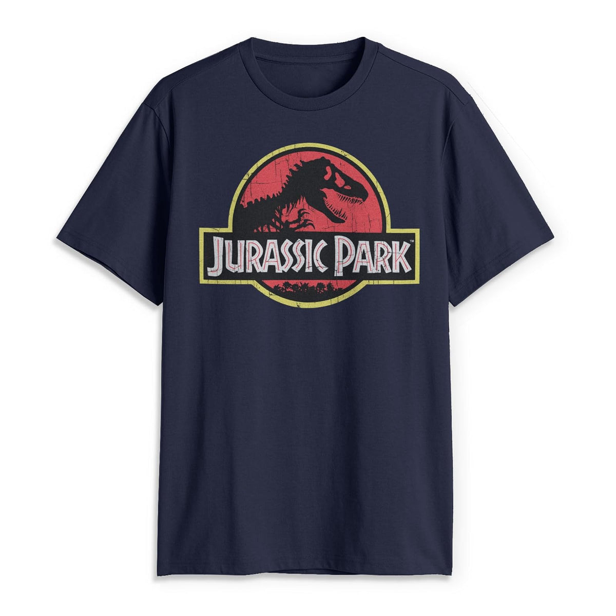 Playera Jurassic Park con Logotipo Clásico para Hombre - G - marino