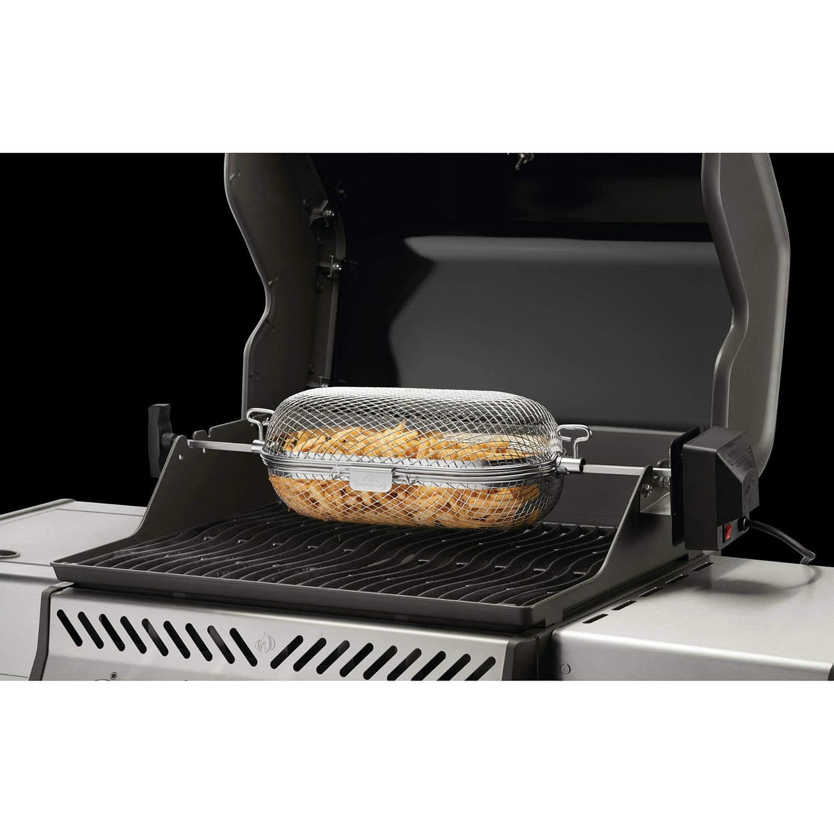 Napoleon 64000 - Cesta para asador, Accesorio para Parrilla, Acero Inoxidable