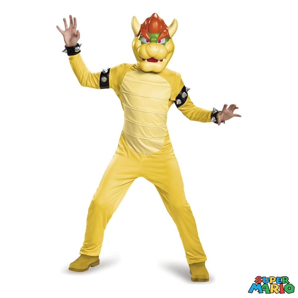 Nintendo DISK85147G Bowser Deluxe - Disfraz para niños, talla L