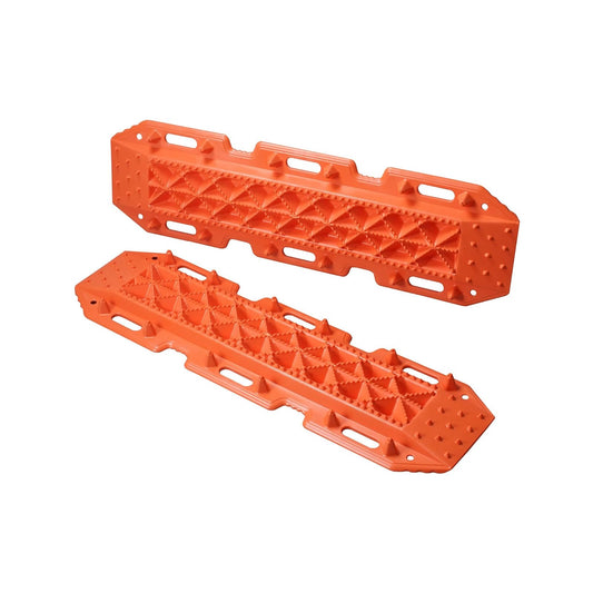 MAXSA Escaper Buddy Alfombrillas de Tracción Modelo 20333 | Naranja, Heavy-Duty, Paquete de 2, Resistente, Rojo 40 cm, Camionetas 4x4