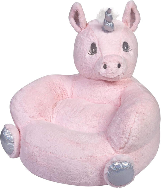 Trend Lab Silla de Peluche para niños con diseño de Unicornio Rosa