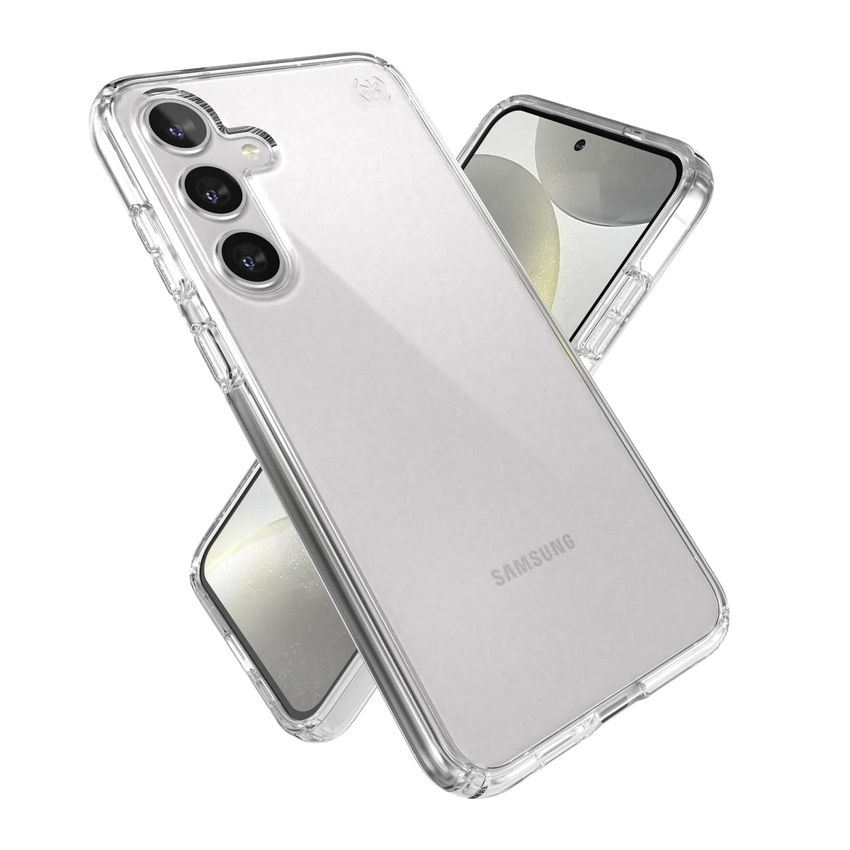Speck Presidio2 Grip Funda para Samsung Galaxy S24 Ultra, Resistente a Caídas - S24+ - Claro