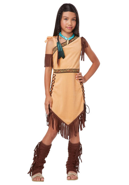 California Costumes Disfraz infantil de princesa nativa americana, marrón, mediano