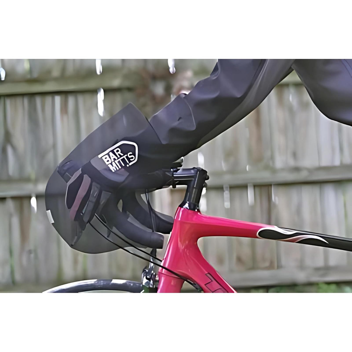Bar Mitts Manoplas de manubrio de Bicicleta de Carretera para Clima frío, se Adapta a Cambios Shimano con Cables de Cambio de Ruta Externa