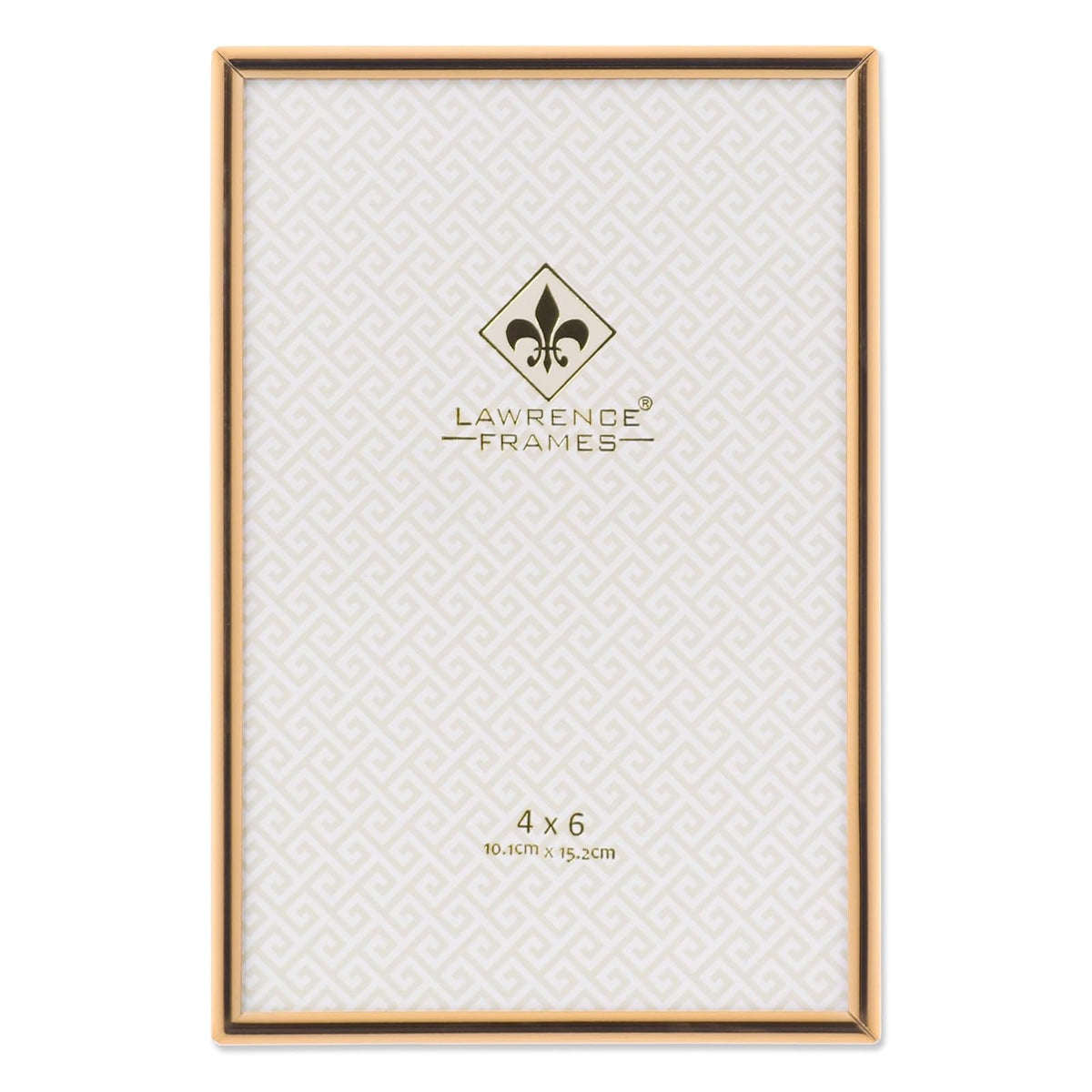 Lawrence Frames Marco de Fotos Metal Dorado 8x10 - 10.16 x 15.24 cm (4x6 pulg) - Dorado
