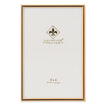 Lawrence Frames Marco de Fotos Metal Dorado 8x10 - 10.16 x 15.24 cm (4x6 pulg) - Dorado