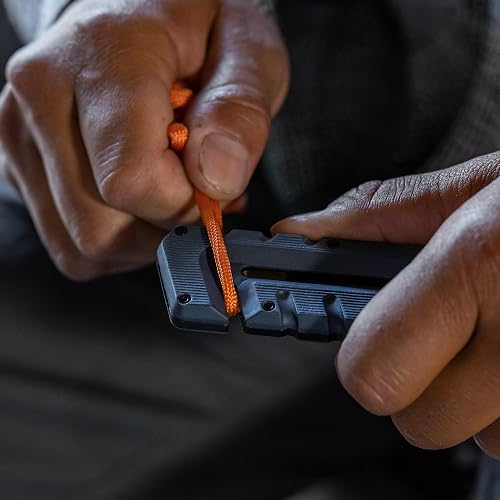 Gerber Gear Prybrid - Cortador de boxeo, hoja retráctil, cuchillo universal resistente con palanca, abrebotellas y pelacables, navaja multifunción EDC Gear – Azul