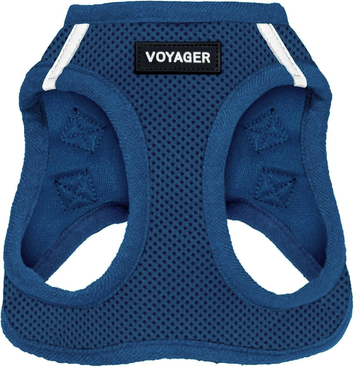 Best Pet Supplies Arnés Voyager Step-In Air para Perro, Todo Clima - XXXS (Chest: 10 - 11.5" * Fit Cats) - Azul real (borde a juego).