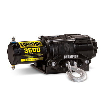Champion Power Equipment-100428 Kit de cabrestante de Cuerda sintética ATV/UTV, 3500 Libras