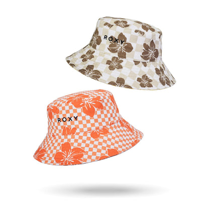 Roxy Jasmine Paradise Reversible Bucket Sombrero de Copa Baja Mujer
