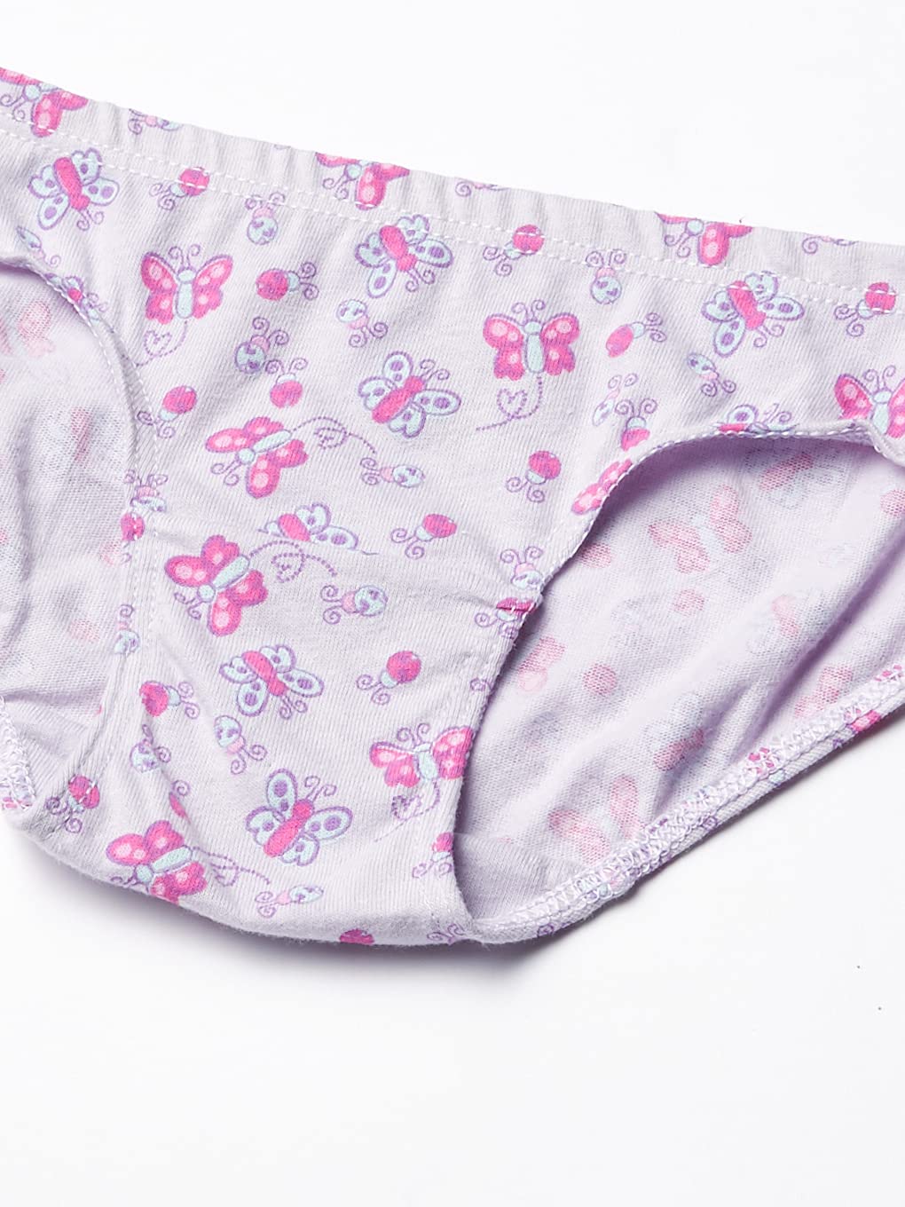 Hanes Hanes Girls' Toddler Underwear, Pure Comfort 100% Cotton, Available in Briefs and Hipster, 10-Pack Ropa Interior a la Cadera Niñas