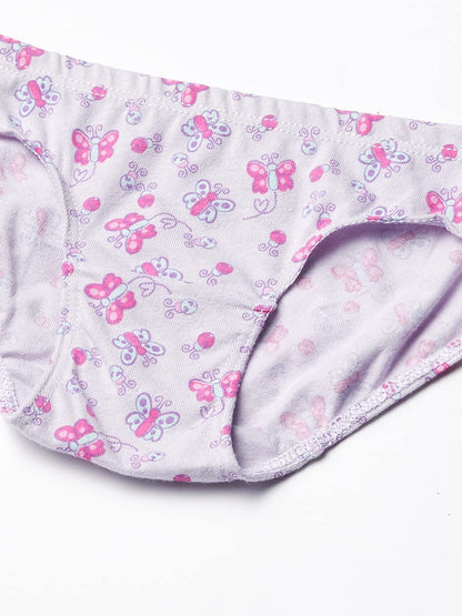 Hanes Hanes Girls' Toddler Underwear, Pure Comfort 100% Cotton, Available in Briefs and Hipster, 10-Pack Ropa Interior a la Cadera Niñas
