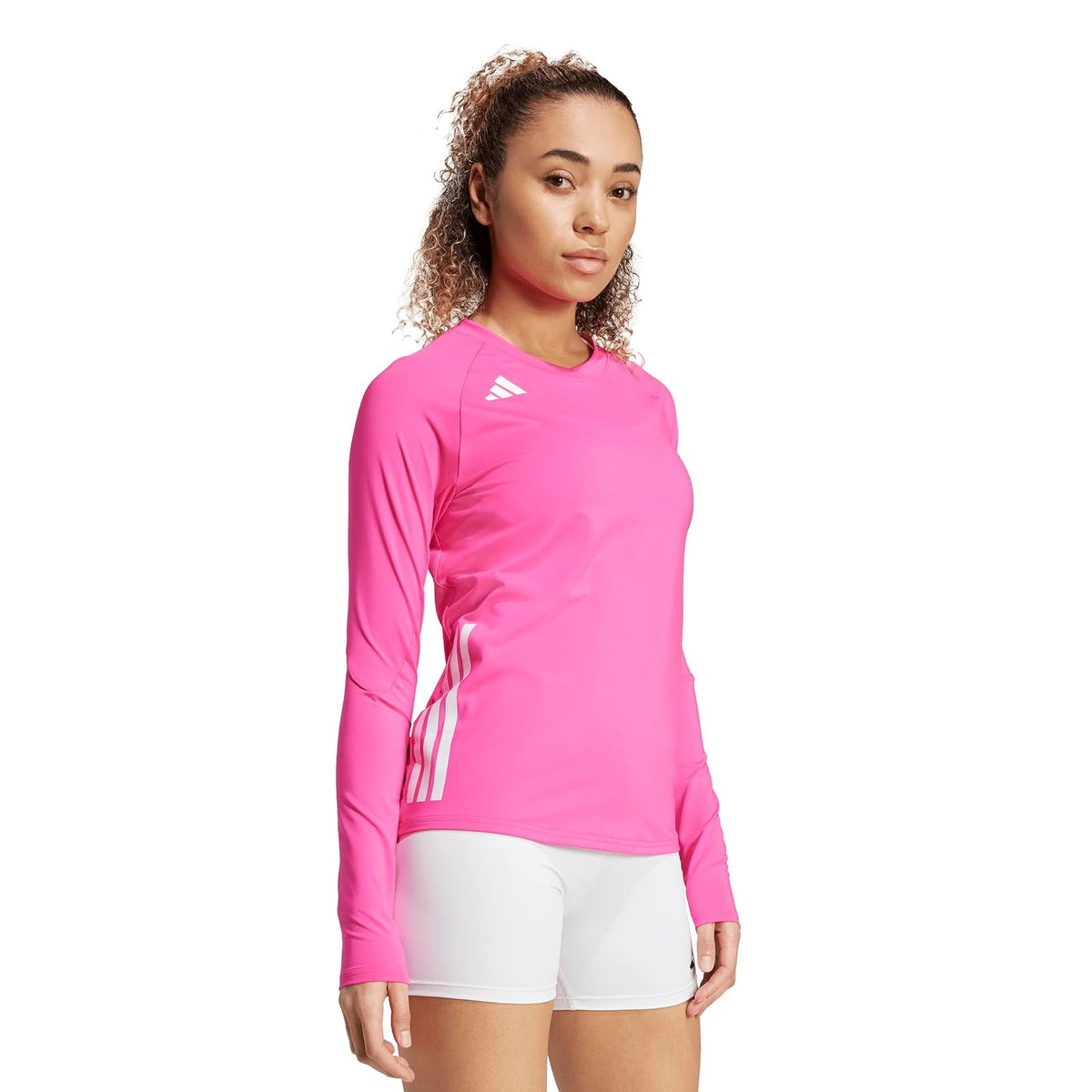 adidas Camiseta de Voleibol de Hilo de Manga Larga para Mujer