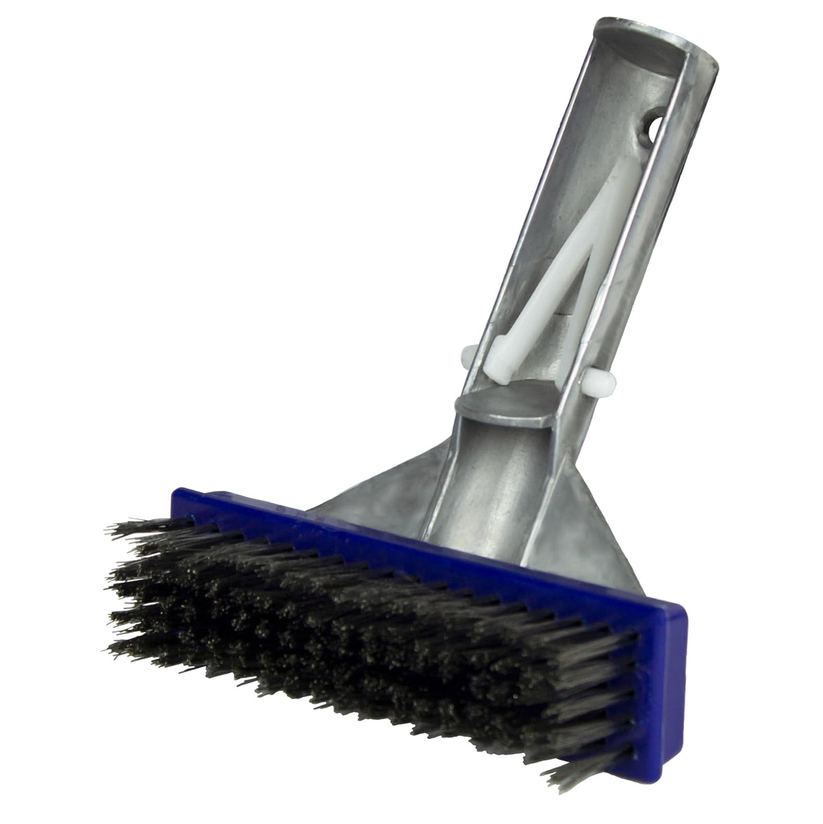 Poolmaster - Cepillo para Polvo para Algas con Parte Trasera de Aluminio y cerdas de Acero Inoxidable, Neutral, 12,7cm