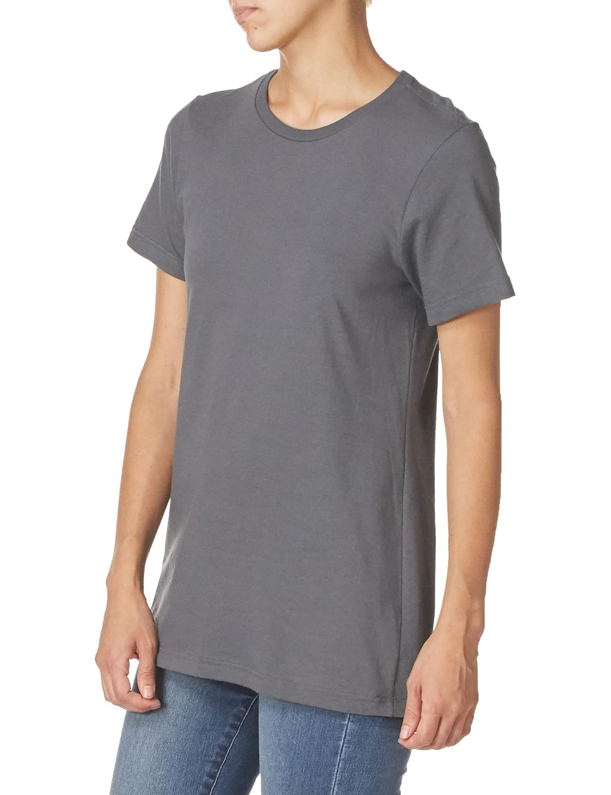 American Apparel Playera clásica de Manga Corta con Cuello Redondo. Camiseta para Mujer