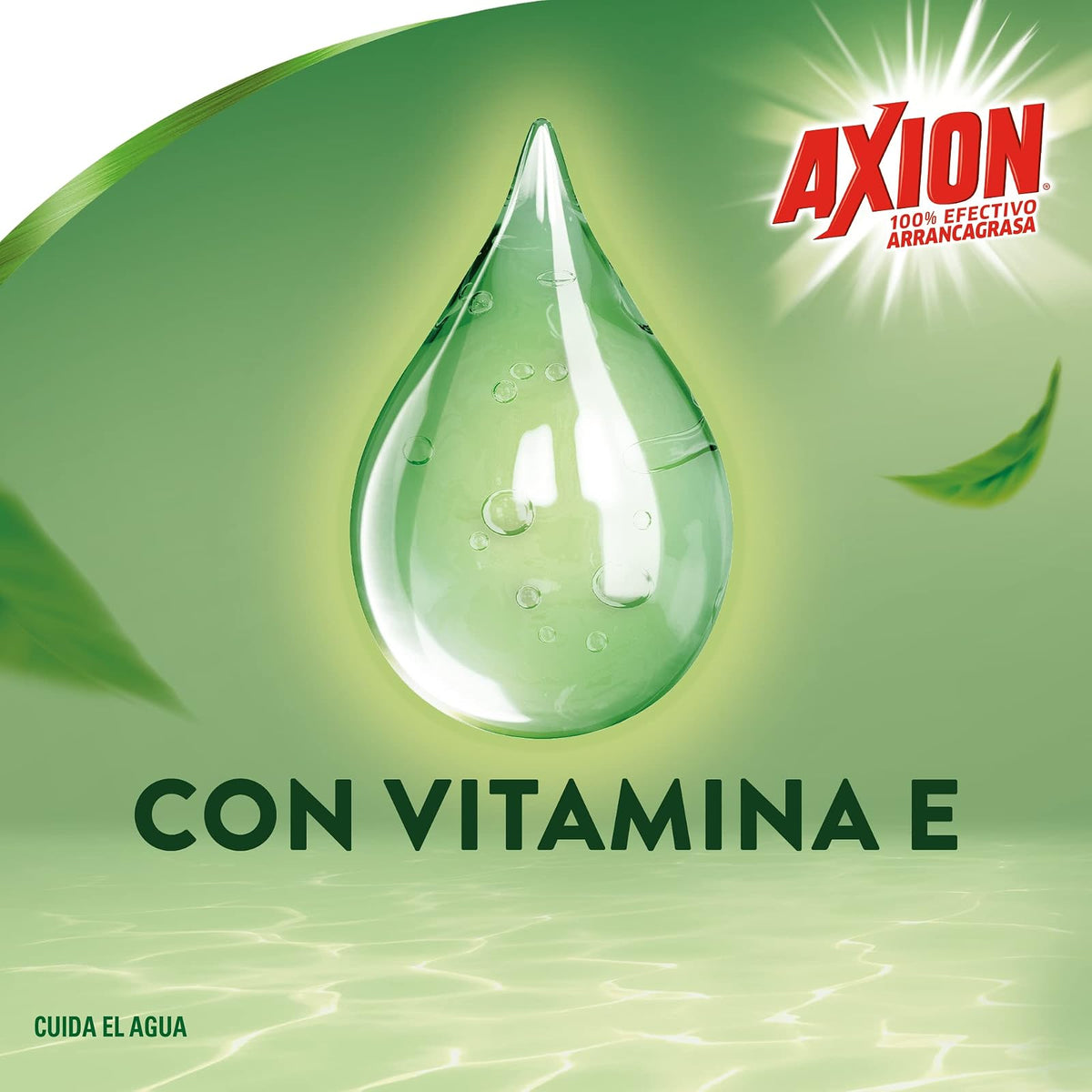 Axion Lavatrastes Líquido Cuidado de Manos Green Tea 2.8 Lt | Poderoso Arrancagrasa, Suave con tus Manos, Tu Aliado en el Cuidado de Manos con Colágeno, Suavidad que se Siente