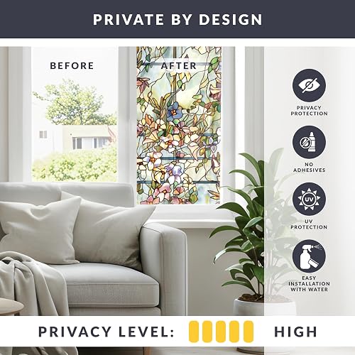 ARTSCAPE Trellis Window Film, 24" x 36", Multicolor