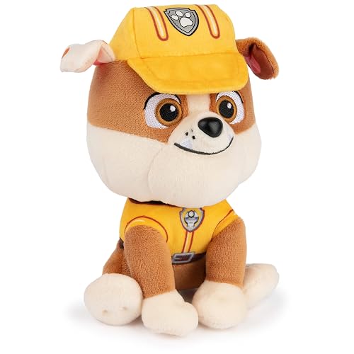 GUND Peluche Oficial de la Patrulla Canina en Uniforme de construcción distintiva, Animal de Peluche para Edades de 1 año en adelante, 6 Pulgadas (los Estilos Pueden Variar)
