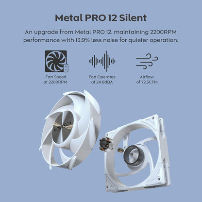 MONTECH HyperFlow Silent 360 Black - Enfriador de CPU líquido AIO ultra silencioso, bomba de 3100 RPM, ventiladores silenciosos triples, radiador de alta eficiencia para una disipación de calor