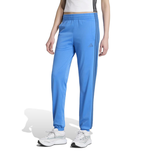 adidas Tricot Pantalón Deportivo 3 Rayas Mujer - G - Azul (Ray Blue)