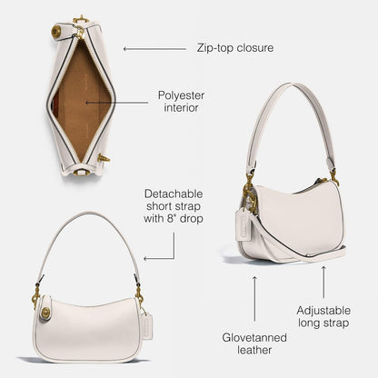 COACH The Coach Originals - Swinger de piel con diseño de globo Bandolera Mujer