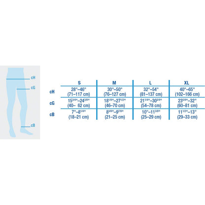 JOBST Ultrasheer Medias de compresión, Baja 15-20mmHg, Pantimedia, Talla L | Punta Cerrada, Color Natural, Compresión de Grado Médico