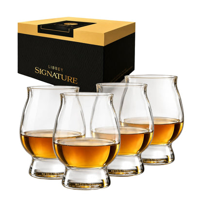 Libbey Signature Kentucky Bourbon Trail Whiskey Glasses, Set of 4