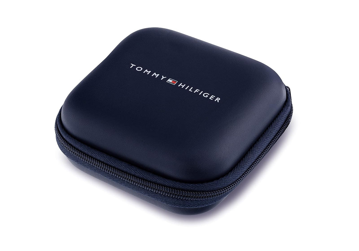 Tommy Hilfiger - Pulsera para Mujer 2780863 - Acero Inoxidable con Cristales Pavé - Diseño de Cadena con Placa de Identificación y Cierre de Langosta