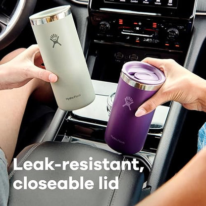 Hydro Flask - Taza de café de Viaje de Acero Inoxidable aislada, antiderrames, a Prueba de Fugas, 20 onzas, Verde Agave