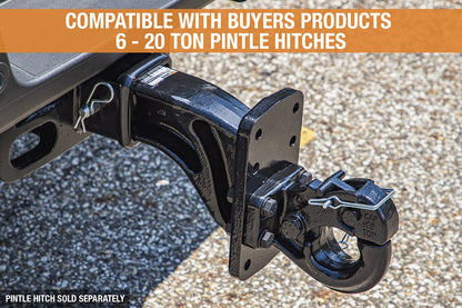 Buyers Products PM3109 - Soporte de Gancho de 4 Posiciones, Receptor de 3 Pulgadas, vástago de 10 Pulgadas, MVL 6000 Libras, MGTW 3000 Libras, Accesorios de Remolque para camión