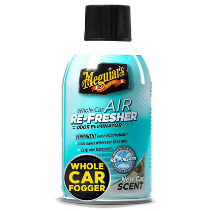 Turtle Wax 53410 Hybrid Solutions Cera húmeda de cerámica - 26 onzas líquidas + Meguiar's Oficial Air Re-Fresher Sistema Eliminador de Olores y Ambientador New Car G16402, 2 Ounce