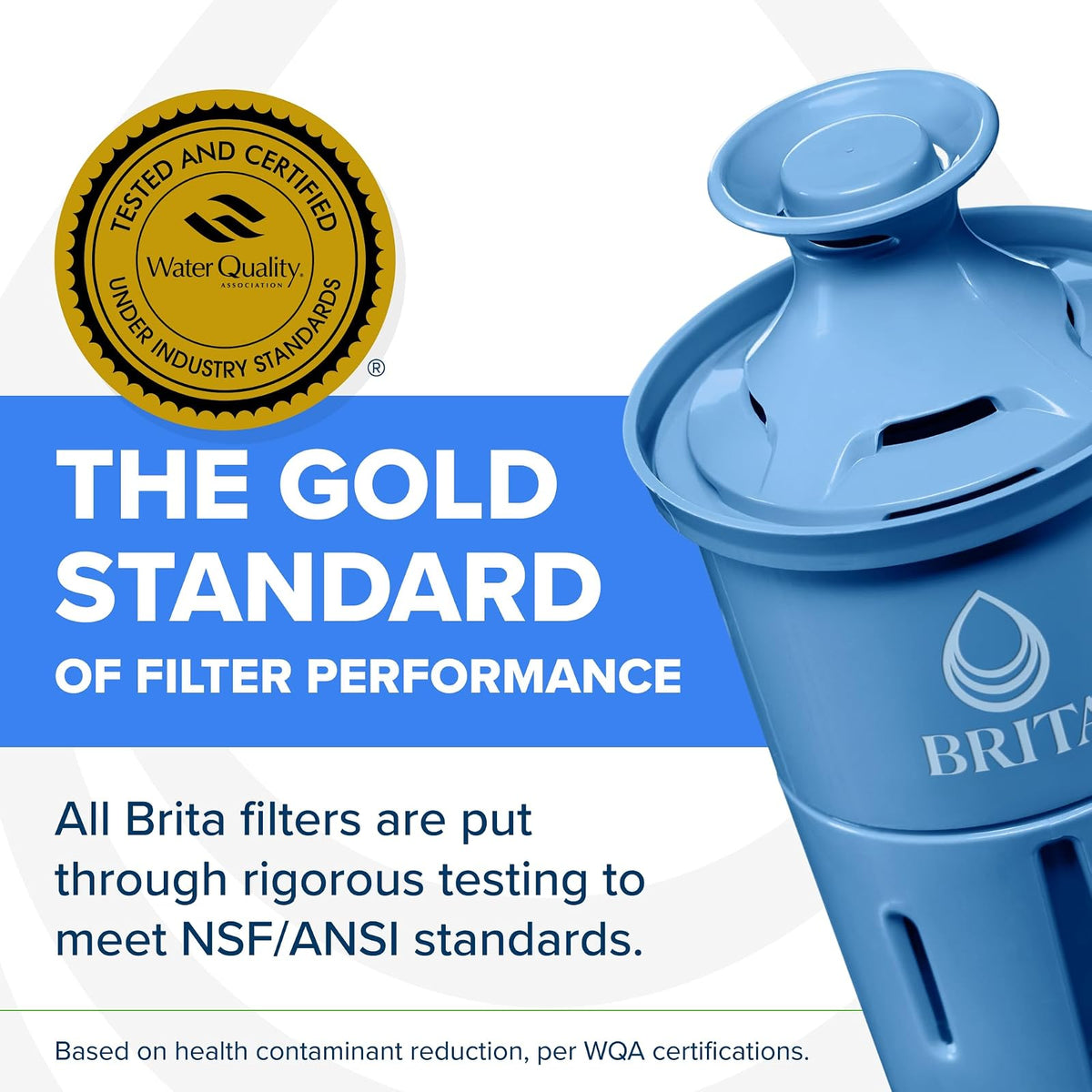 Brita Everyday Elite Jarra de Filtro de Agua | 10 tazas, negro, incluye 1 filtro, 99% plomo