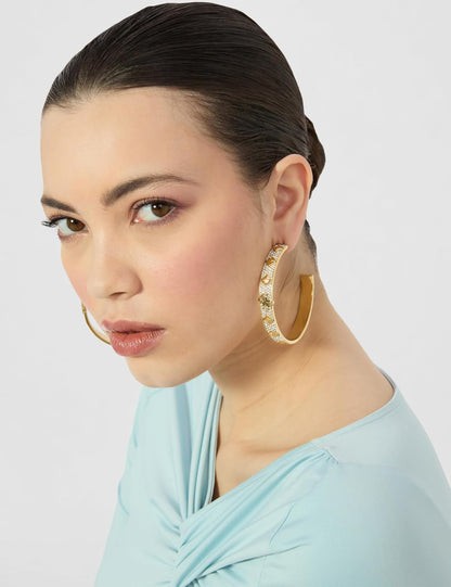 GUESS Aretes para mujer 4g forever